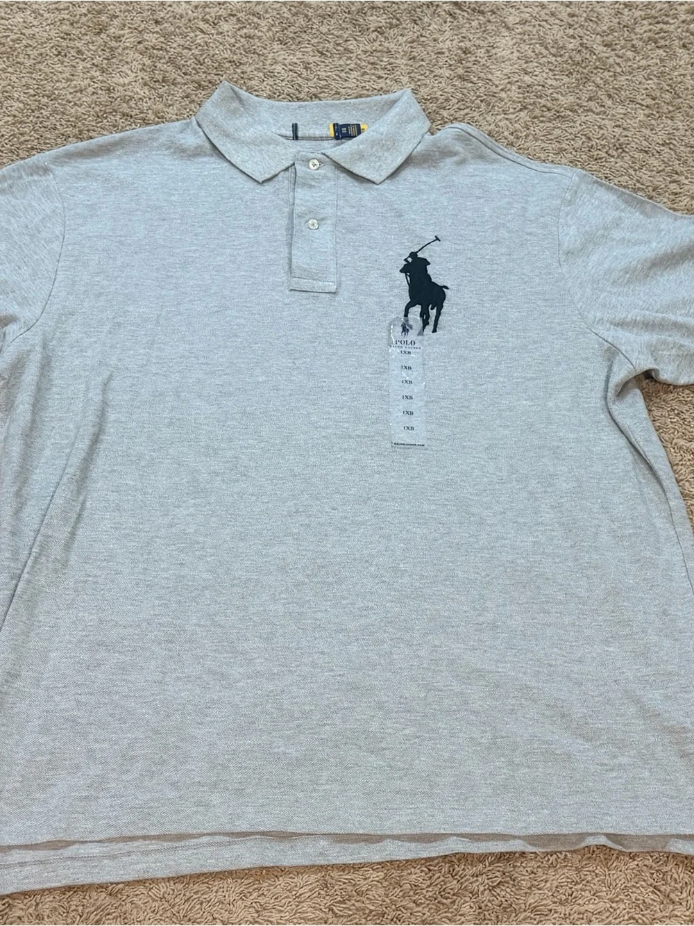 Polo Ralph Lauren Men's 1XB Classic Fit Big Pony Cotton Short Sleeve Polo NWOT